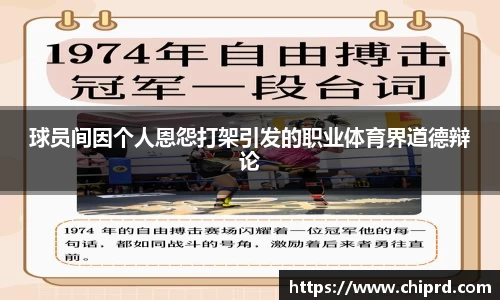 球员间因个人恩怨打架引发的职业体育界道德辩论
